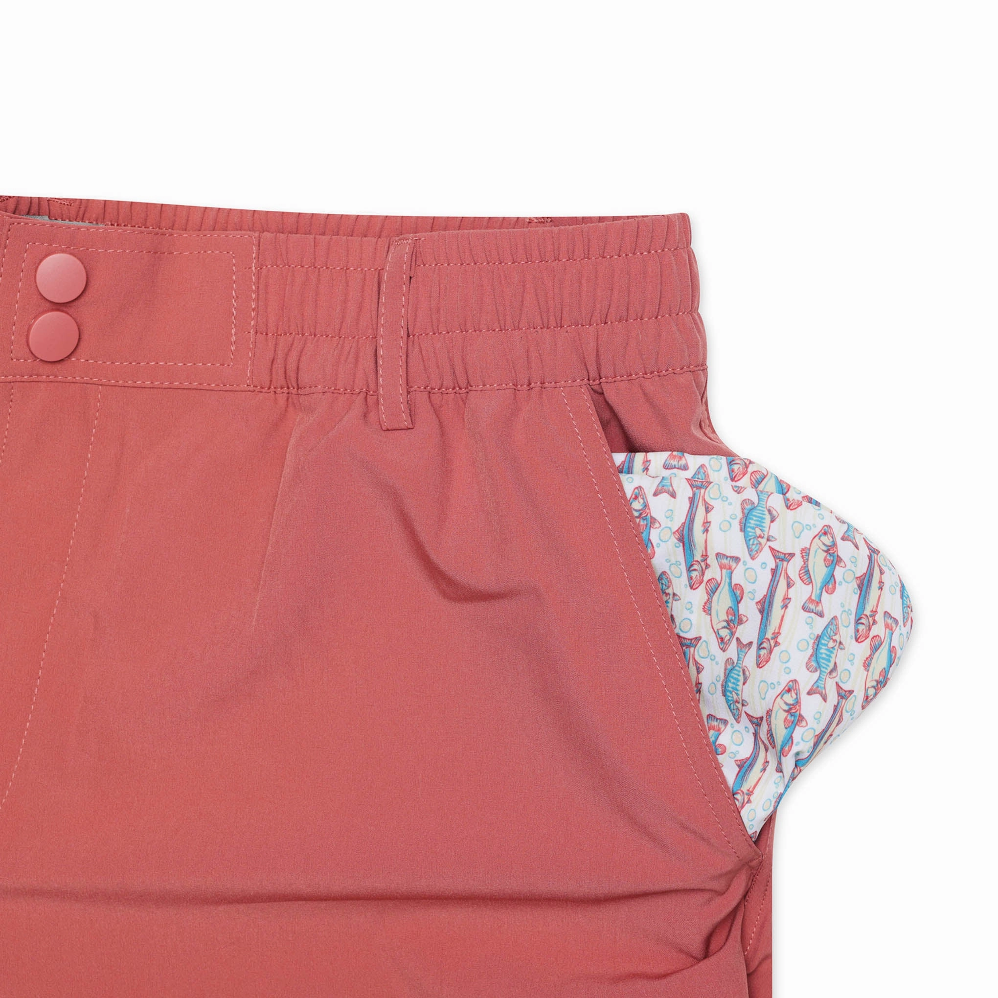 Everyday Short - Red Clay - Fish Pocket