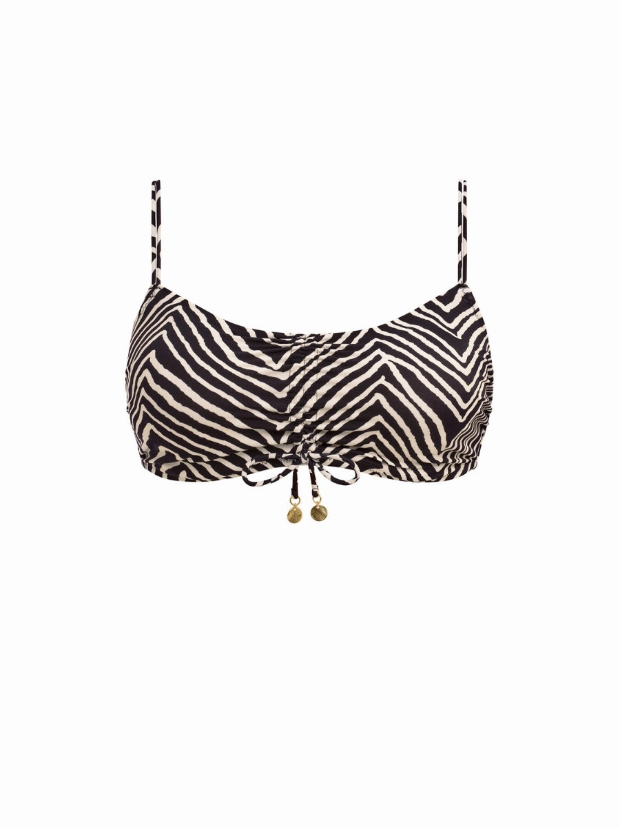 Fiji Falls Bralette Bikini Top - Black