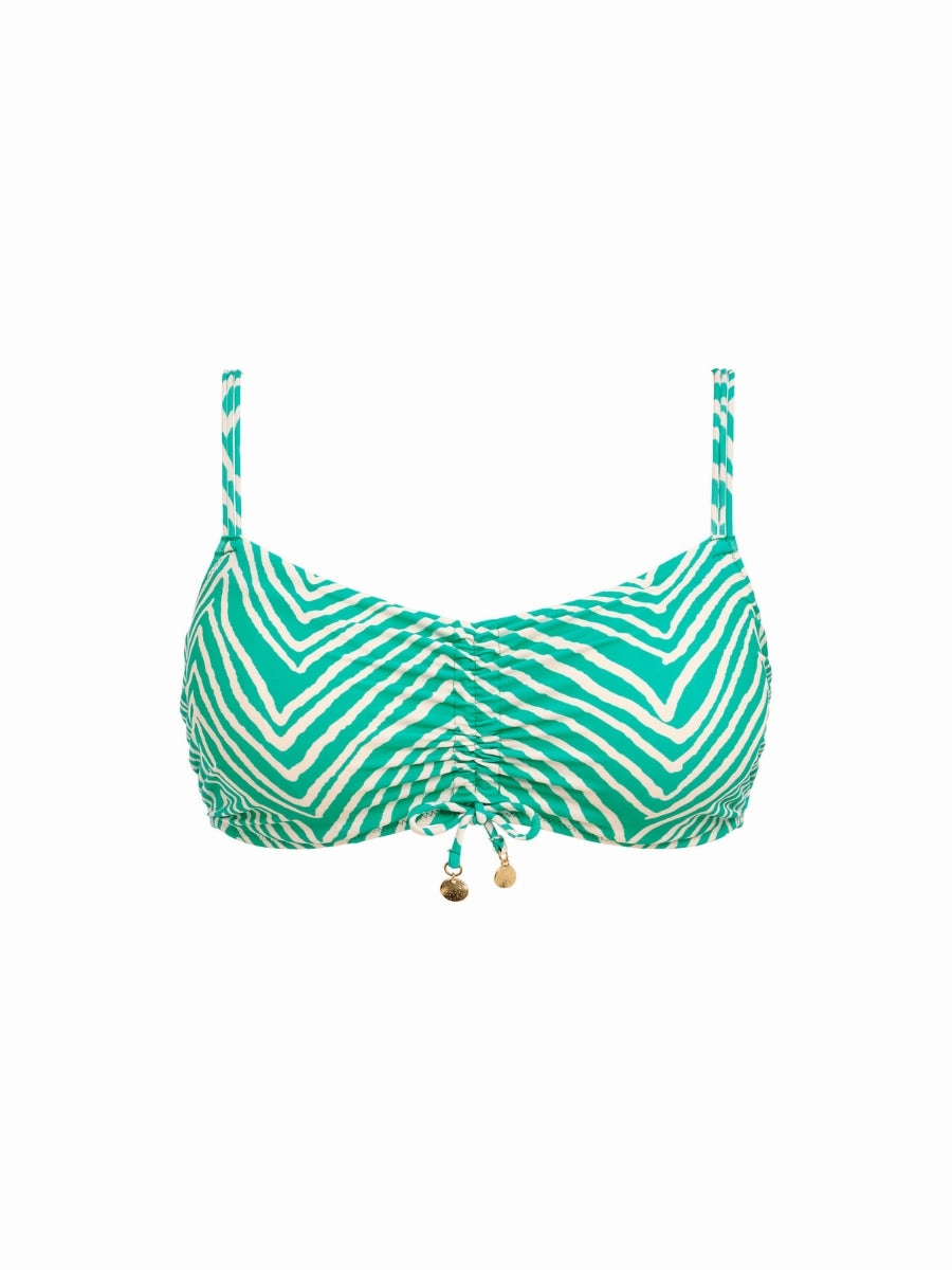 Fiji Falls Bralette Bikini Top - Marine