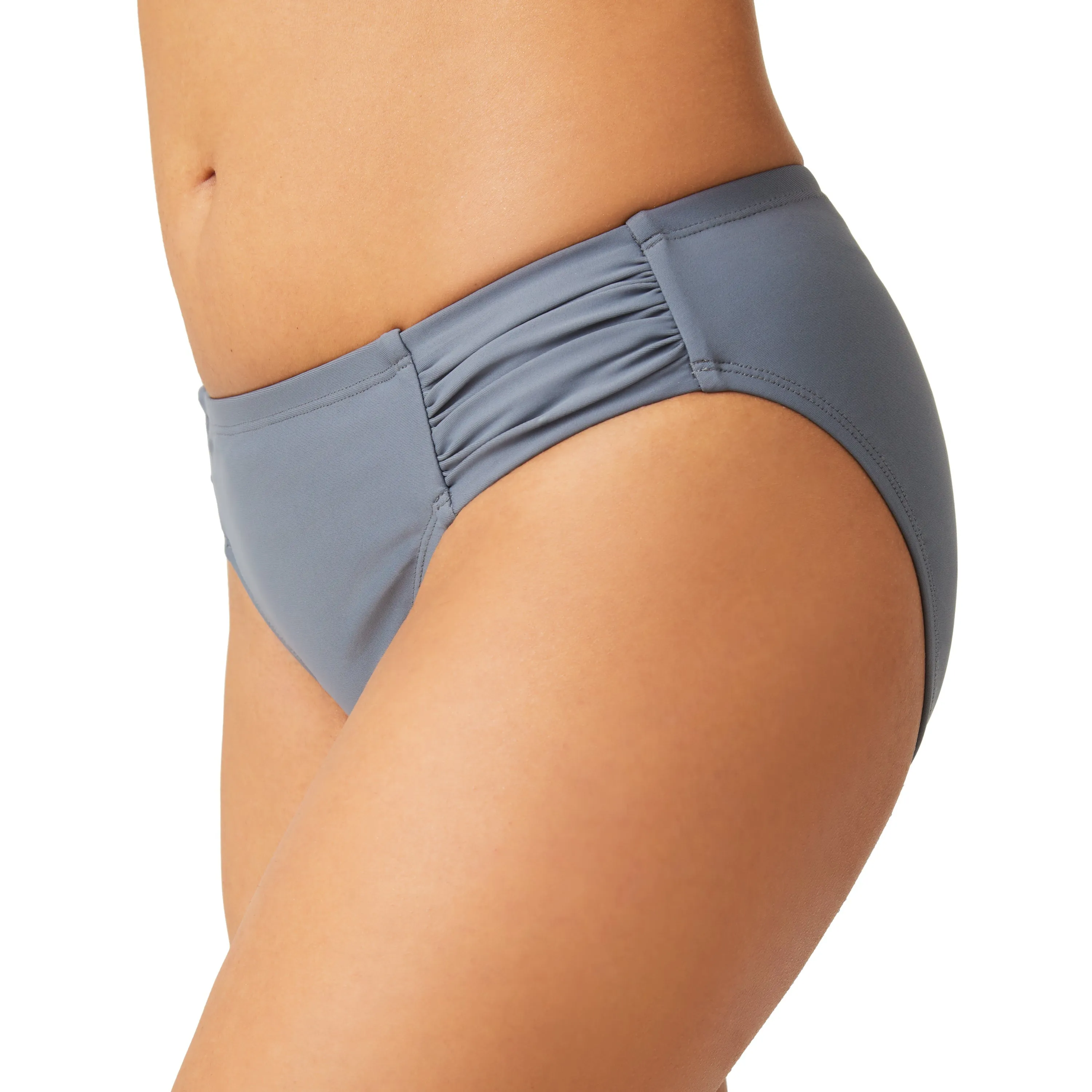 Free Country Women's Side Ruched Bikini Bottom