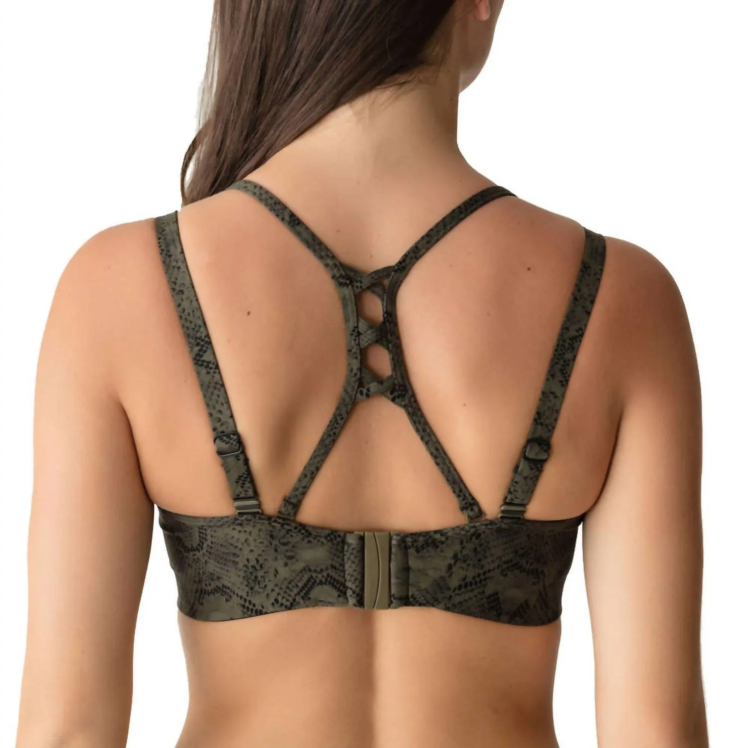 Freedom Strapless Bikini Top In Wild Skin