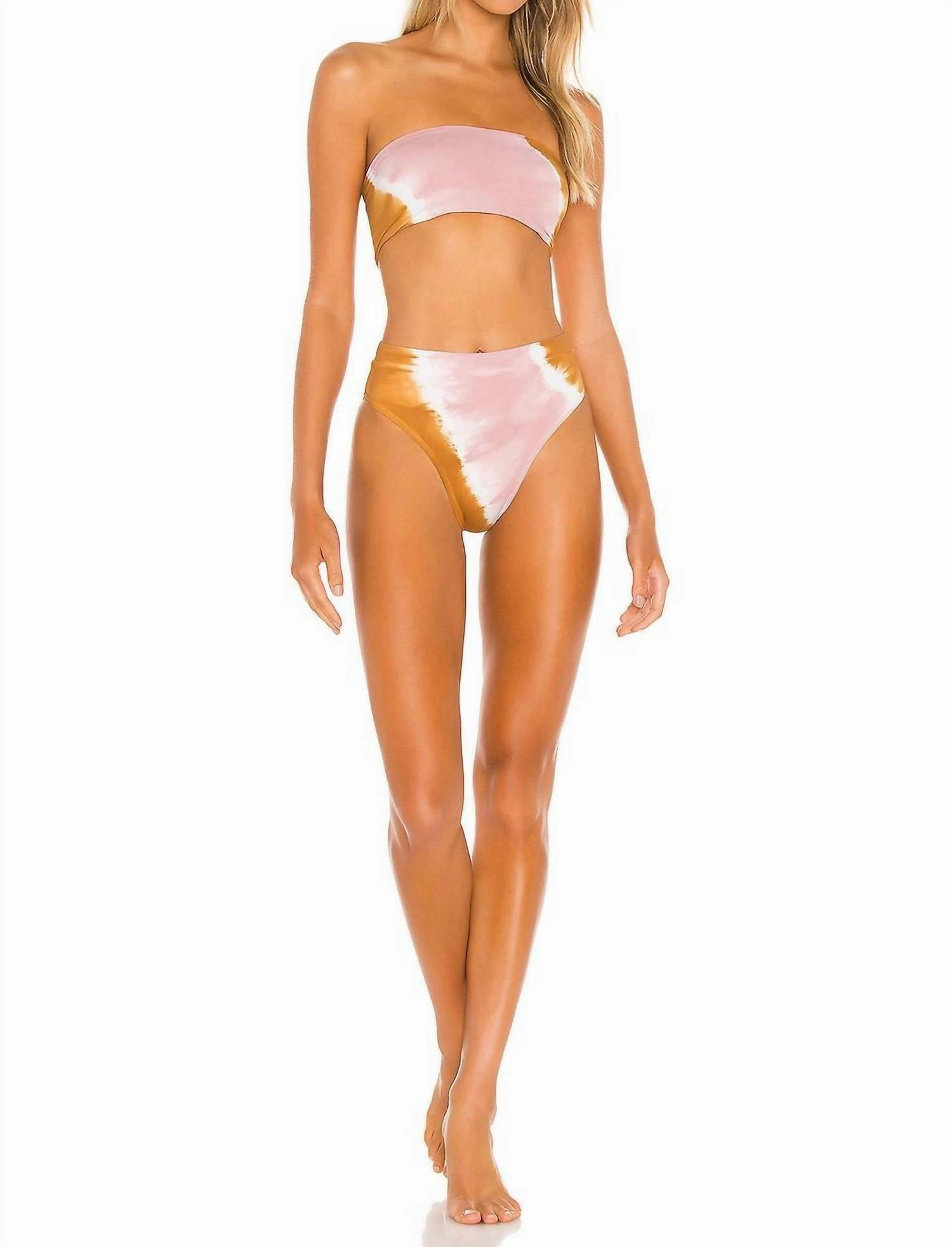 Frenchi Bottom In Stripe Tie Dye