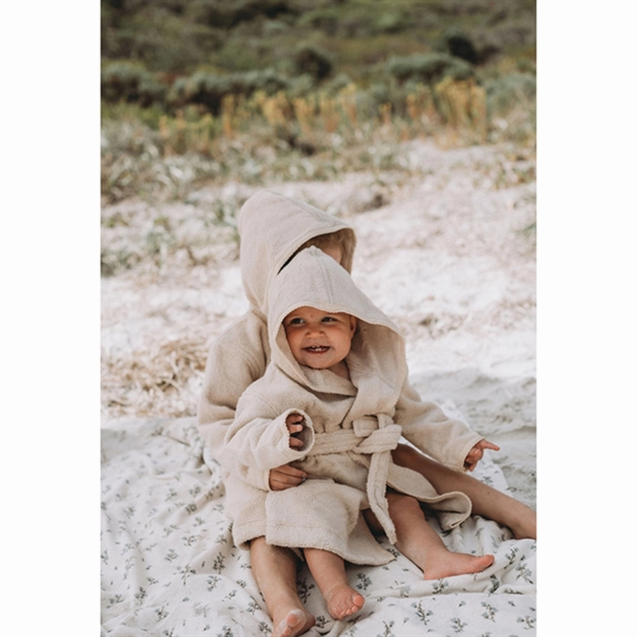 Garbo&Friends Terry Bath Robe Sand