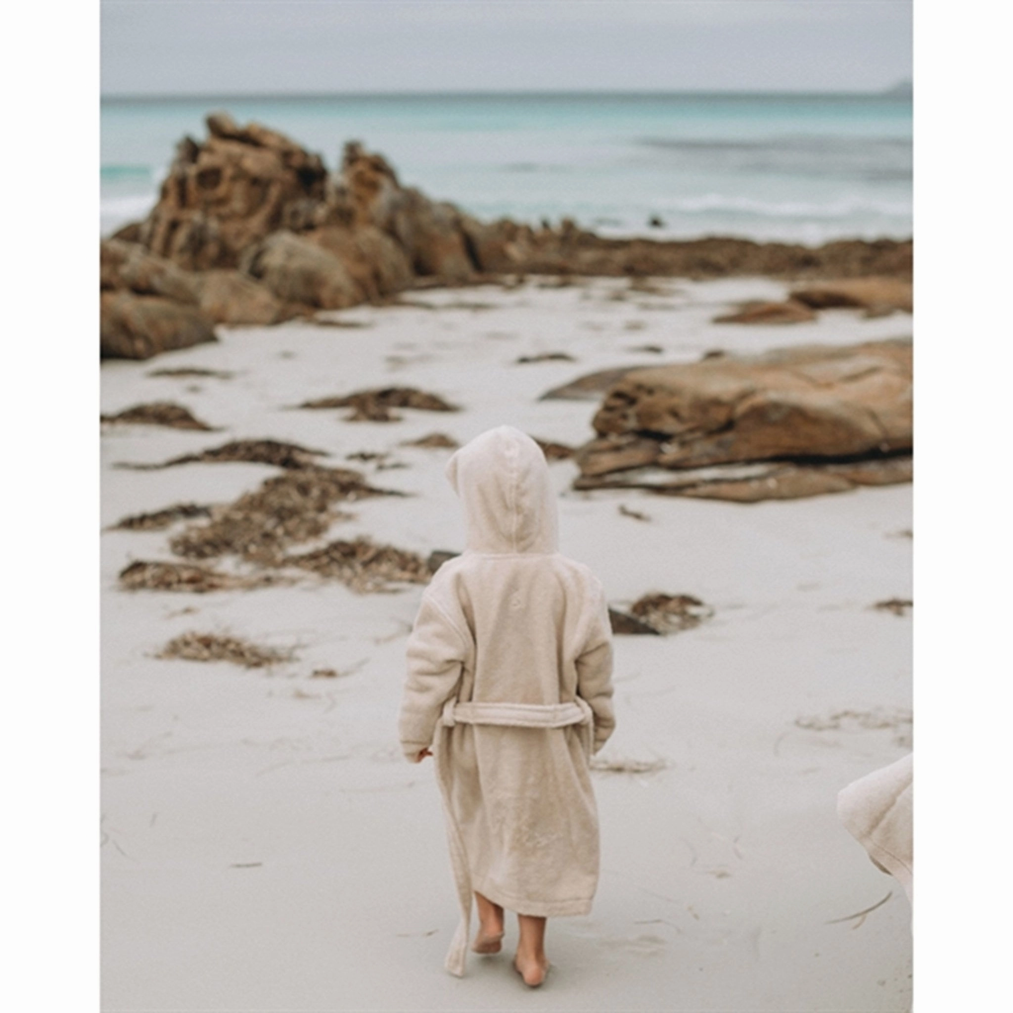 Garbo&Friends Terry Bath Robe Sand