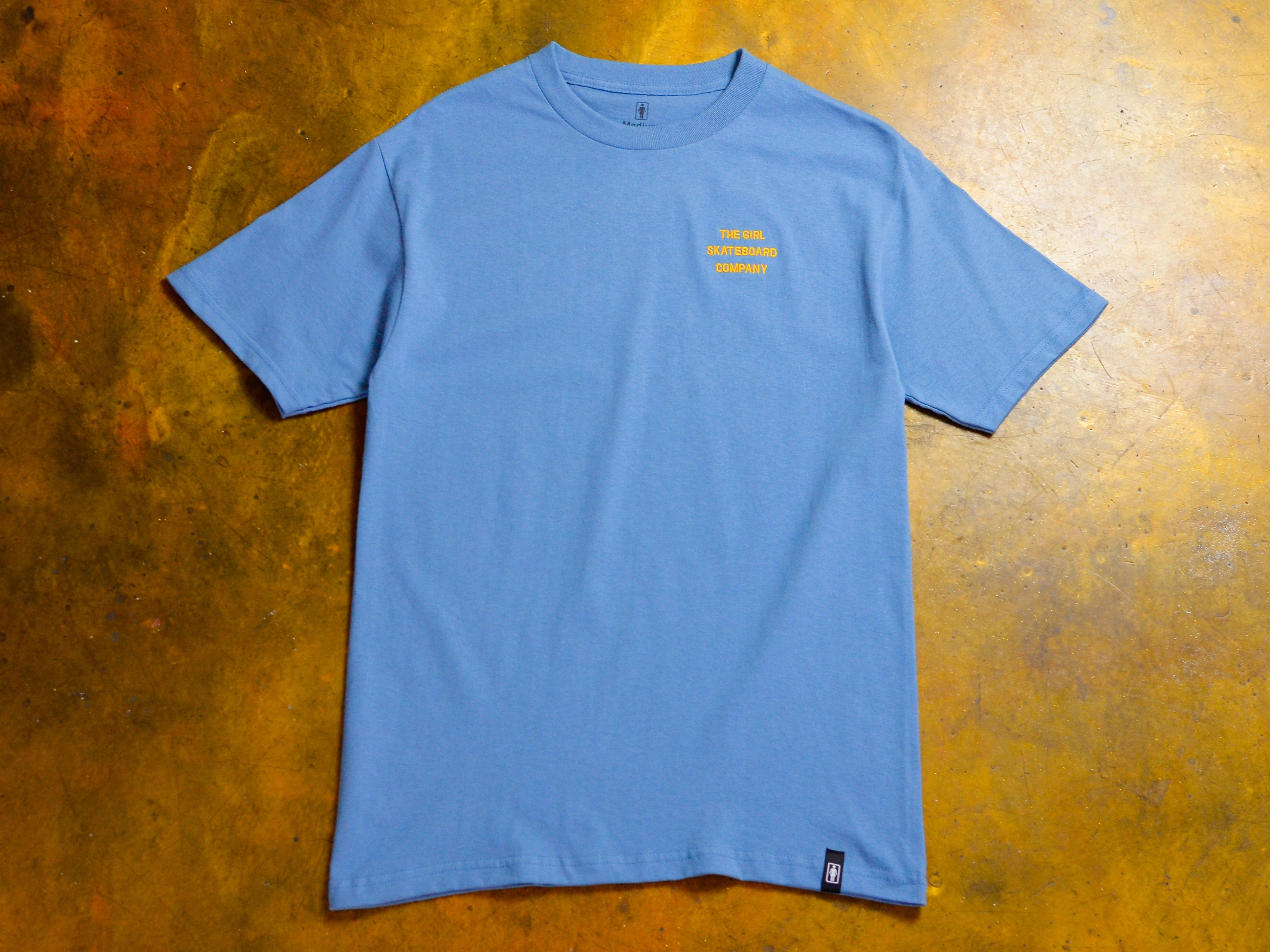 Girl Sans Embroidered T-Shirt - Slate