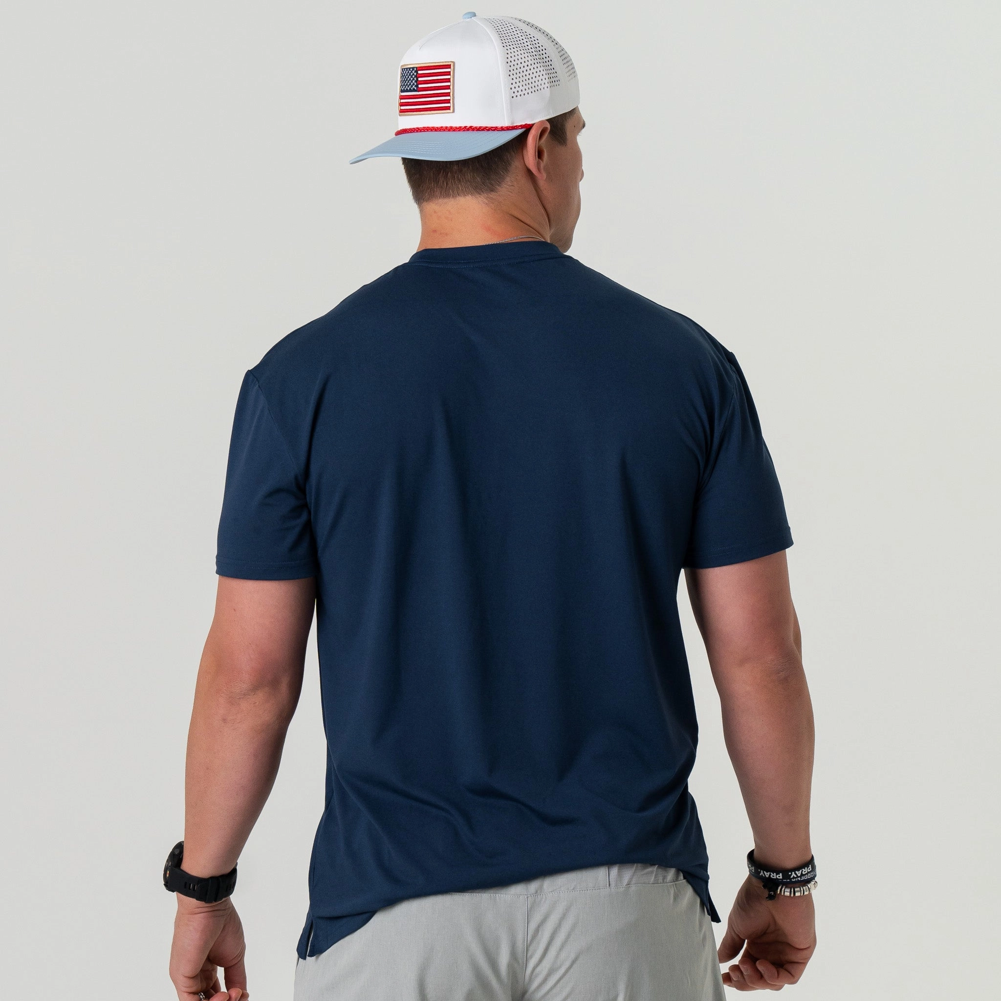 Go To Tee - Heather Navy