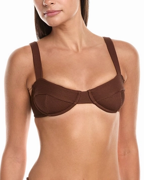 HAIGHT Gaia Ribbed Adjustable Bikini Top