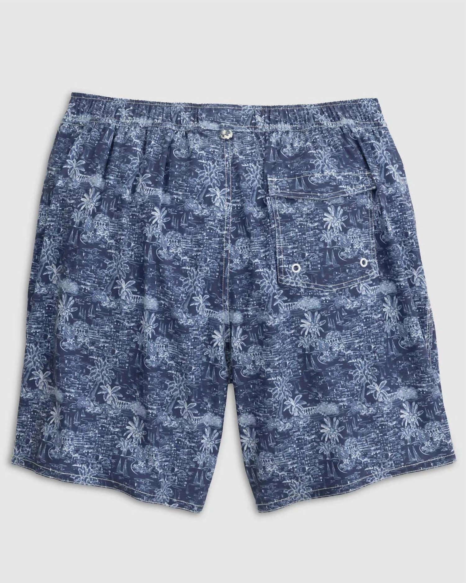 Half Elastic 7" Surf Shorts In Lake