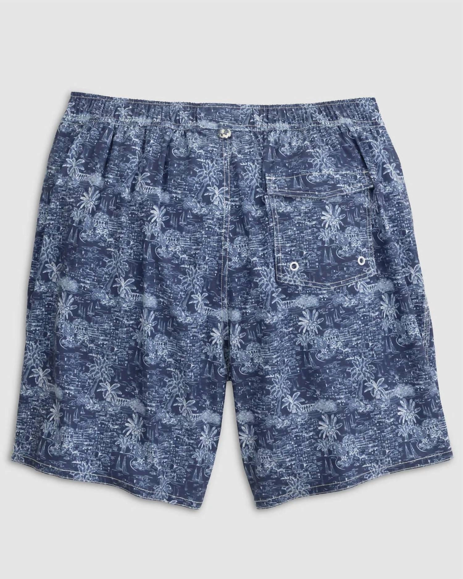 Half Elastic 7" Surf Shorts In Lake