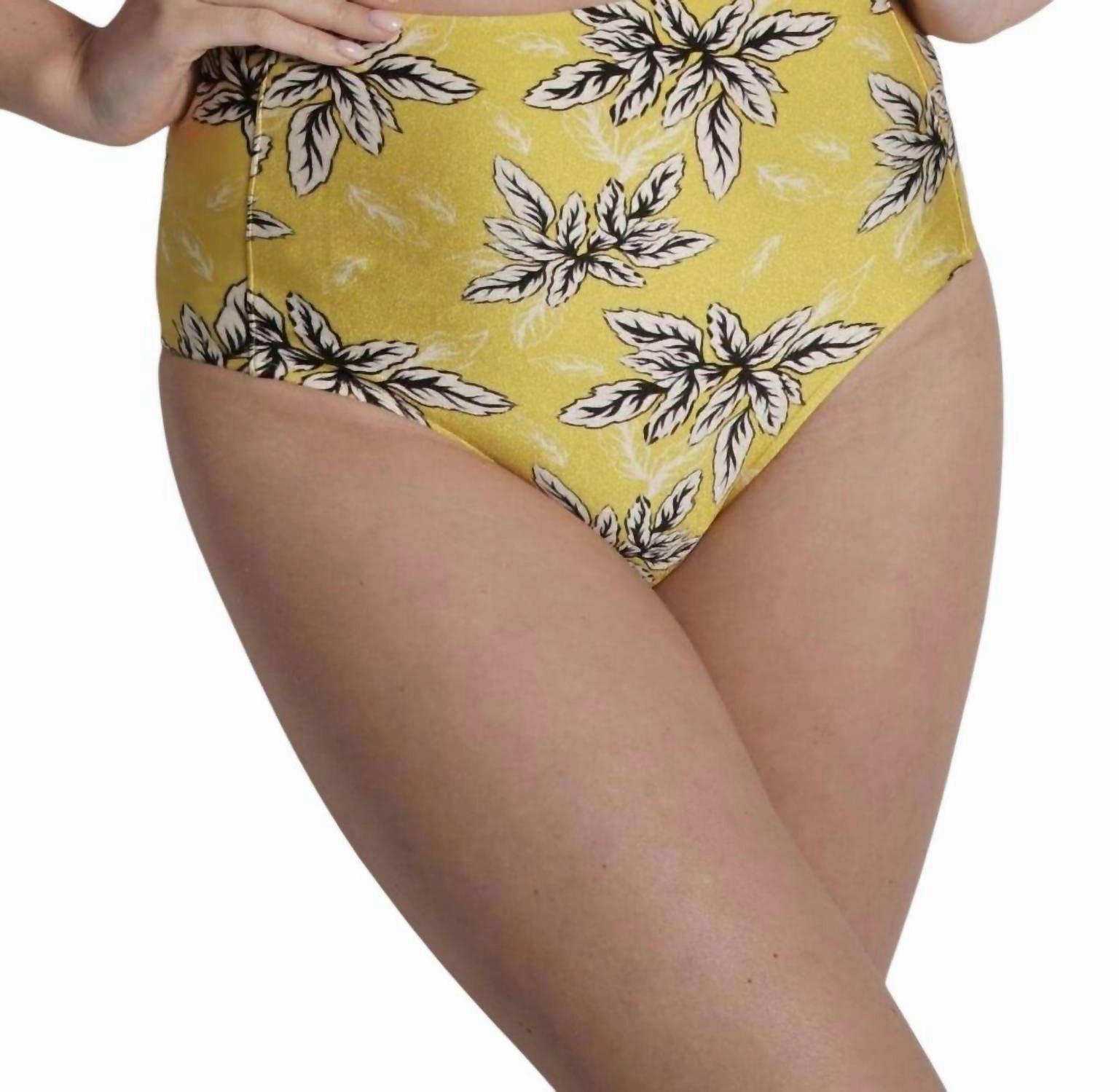 High Waisted Bikini Bottom In Bianca