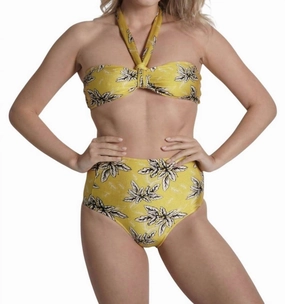 High Waisted Bikini Bottom In Bianca