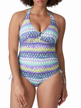 Holiday Triangle Swimsuit - Mezcalita Blue