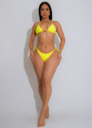 Hot Summer Love Bikini Yellow