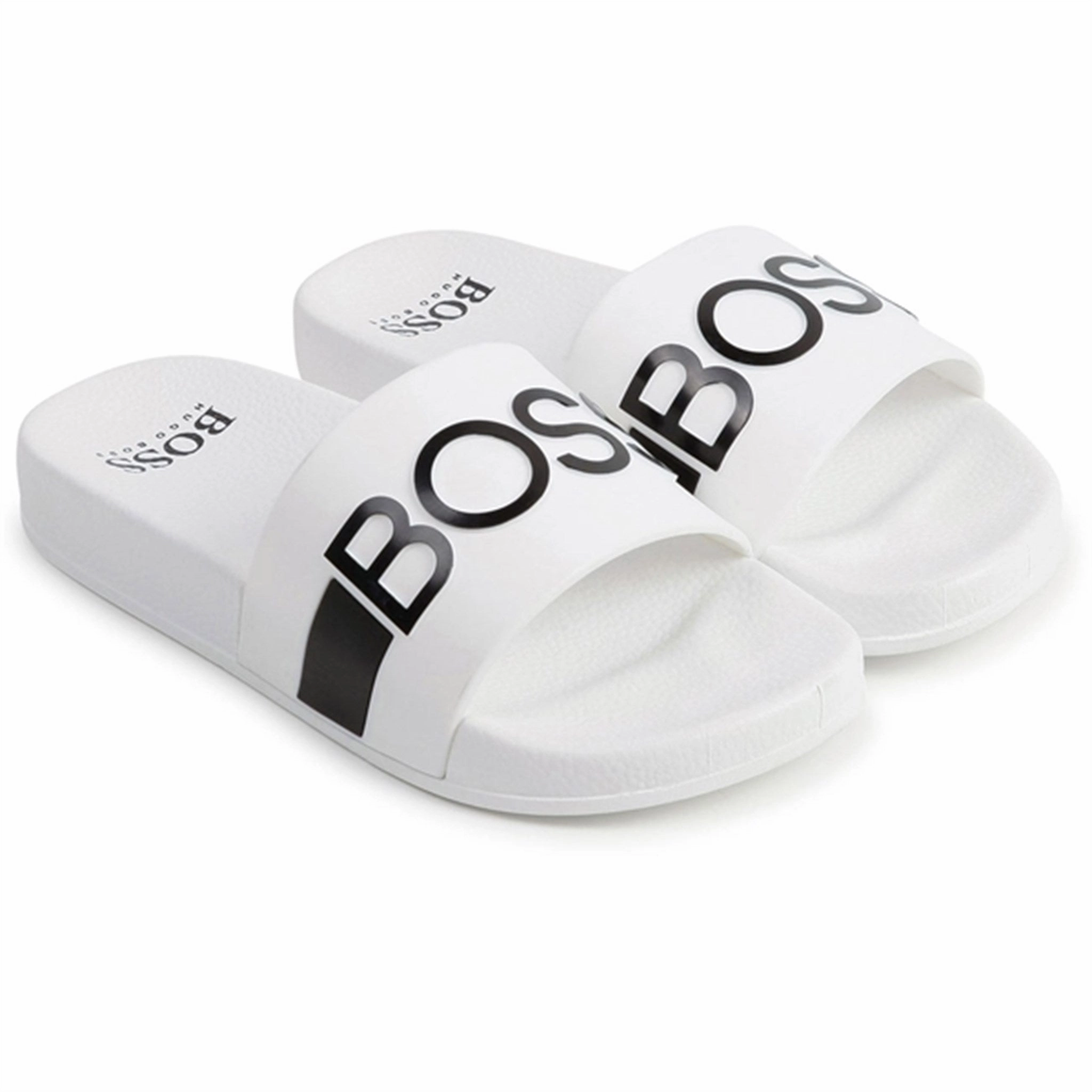 Hugo Boss Aqua Slides White