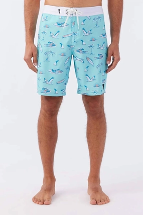 Hyperfreak Mysto Boardies In Turquoise