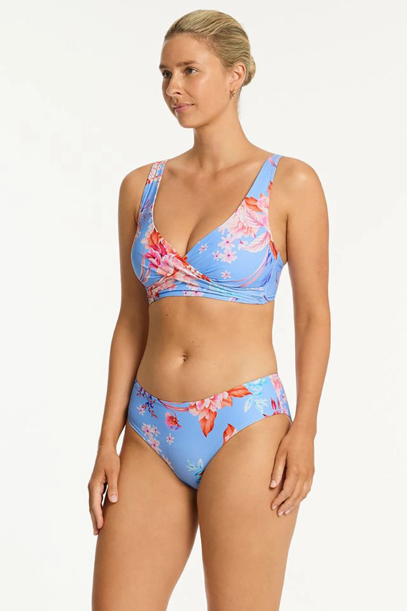 Indochine Cross Front Multifit Bra Top