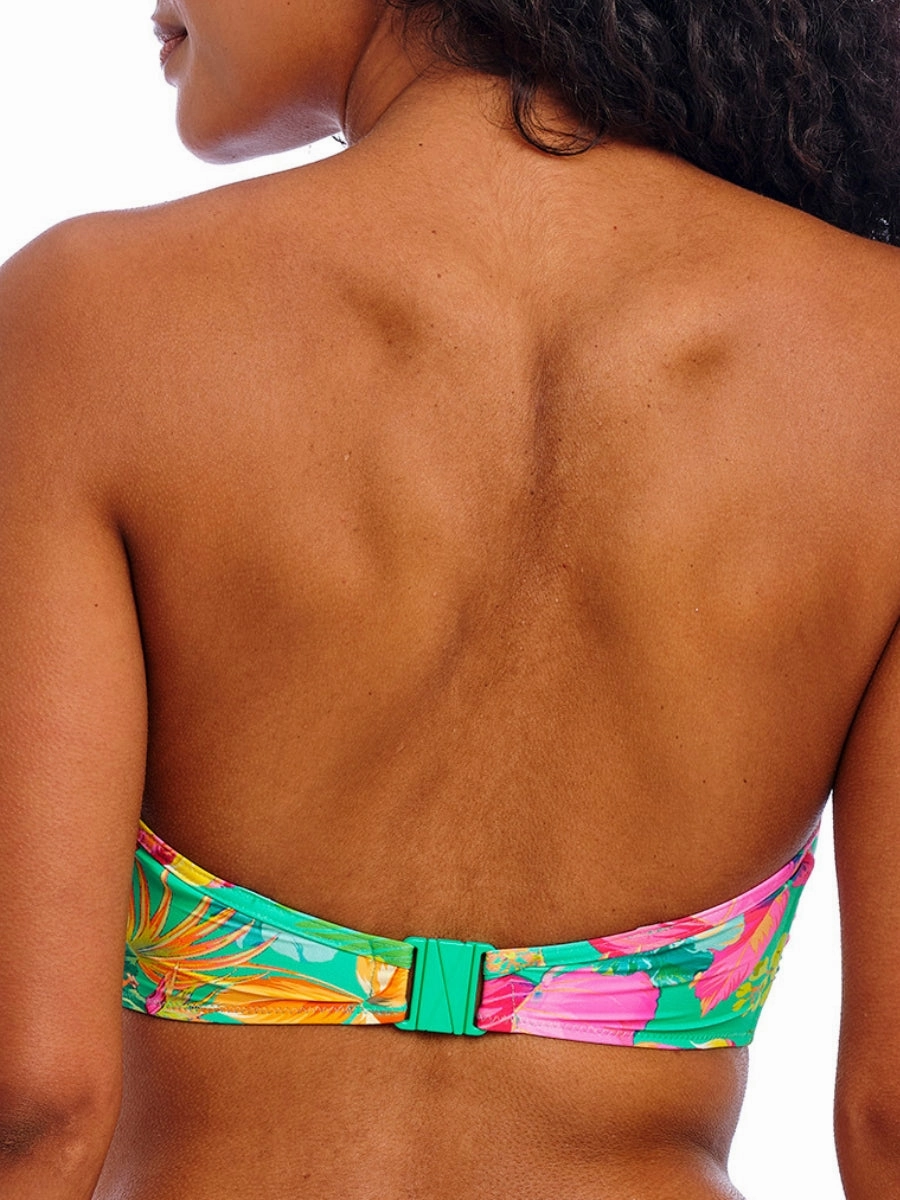 Isla Margarita Bandeau Bikini Top - Jade