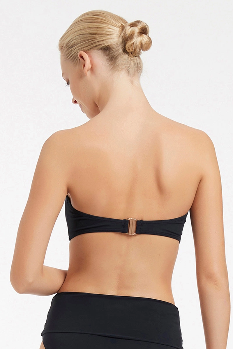 Jetset Bandeau Top Black