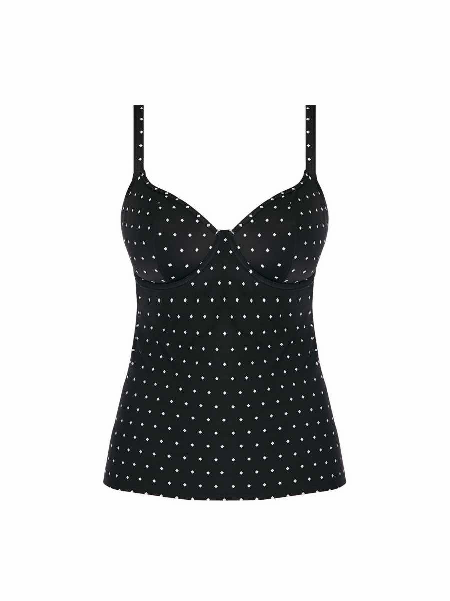 Jewel Cove Tankini - Black