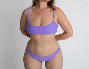 Julia Swim Top In Lavender