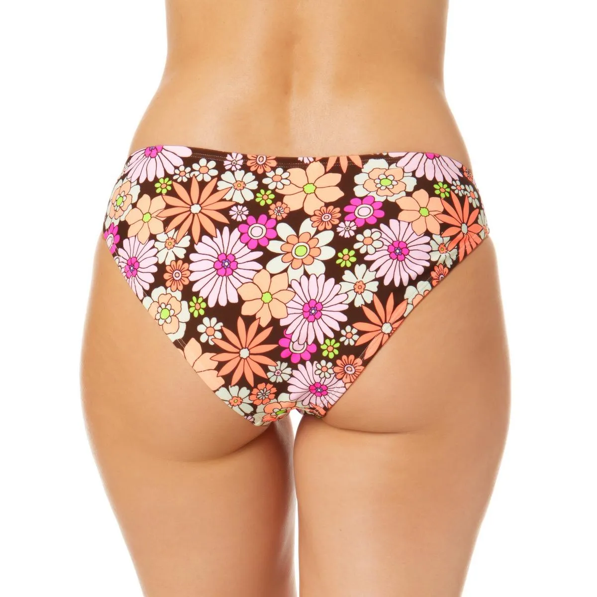 Juniors Womens Floral Print Hipster Swim Bottom Separates