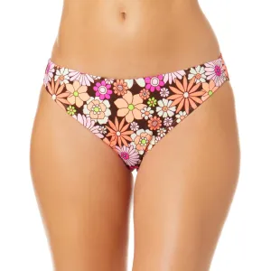 Juniors Womens Floral Print Hipster Swim Bottom Separates