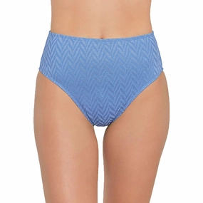 Juniors Womens Chevron High Waist Swim Bottom Separates
