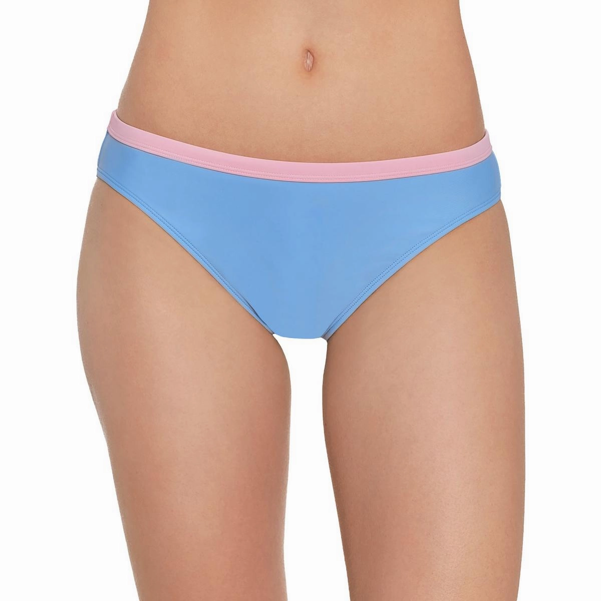 Juniors Womens Contrast Trim Hipster Swim Bottom Separates