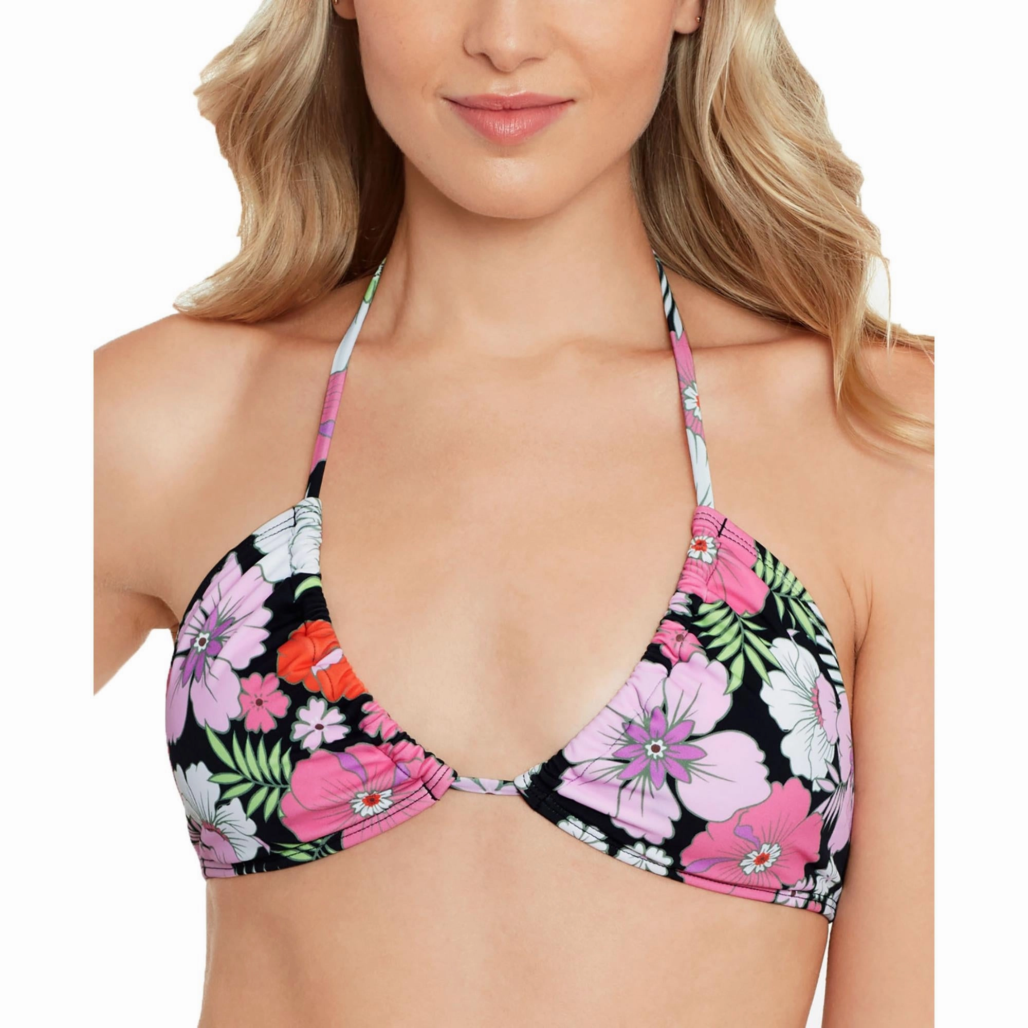Juniors Womens Convertible Tie Back Bikini Swim top