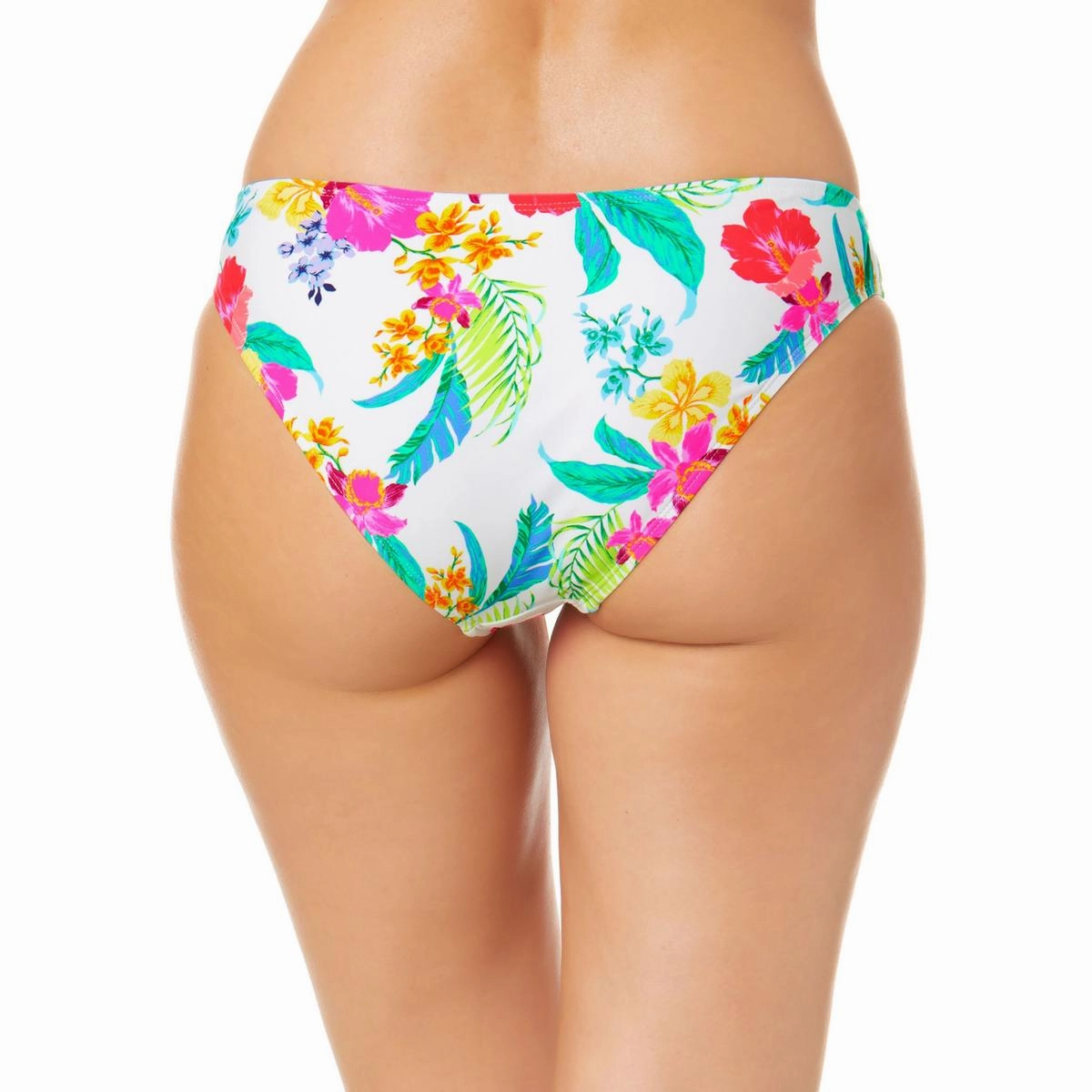 Juniors Womens Floral Print Hipster Swim Bottom Separates