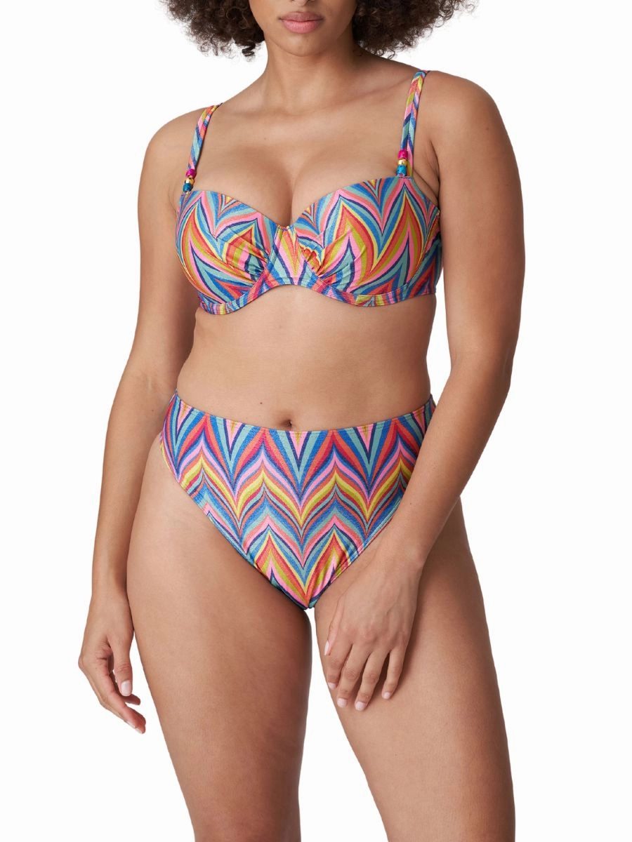 Kea Balcony Bikini Top - Rainbow Paradise
