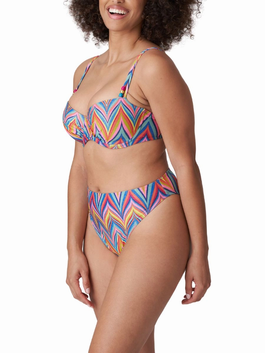 Kea Balcony Bikini Top - Rainbow Paradise