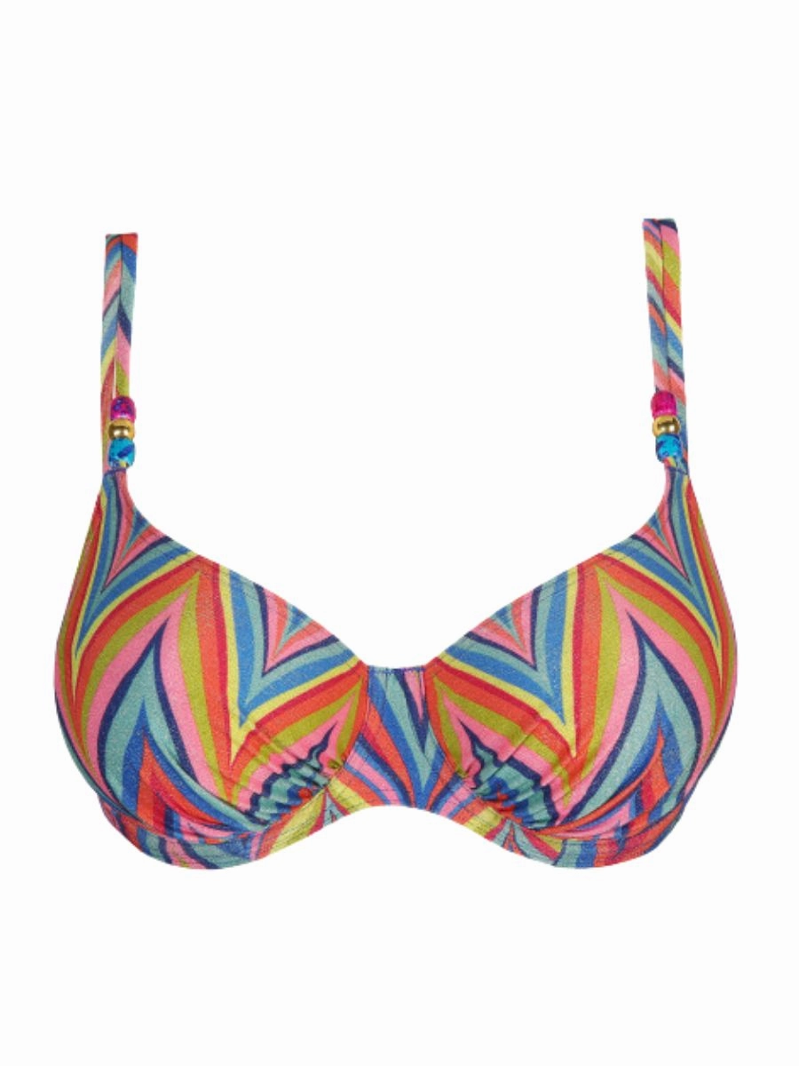 Kea Full Cup Bikini Top - Rainbow Paradise