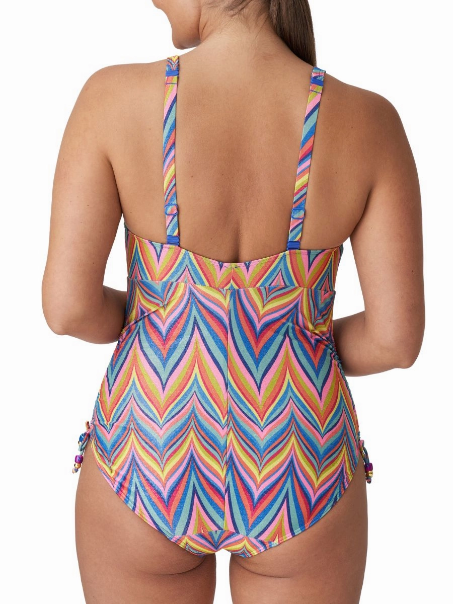 Kea Plunge Swimsuit - Rainbow Paradise
