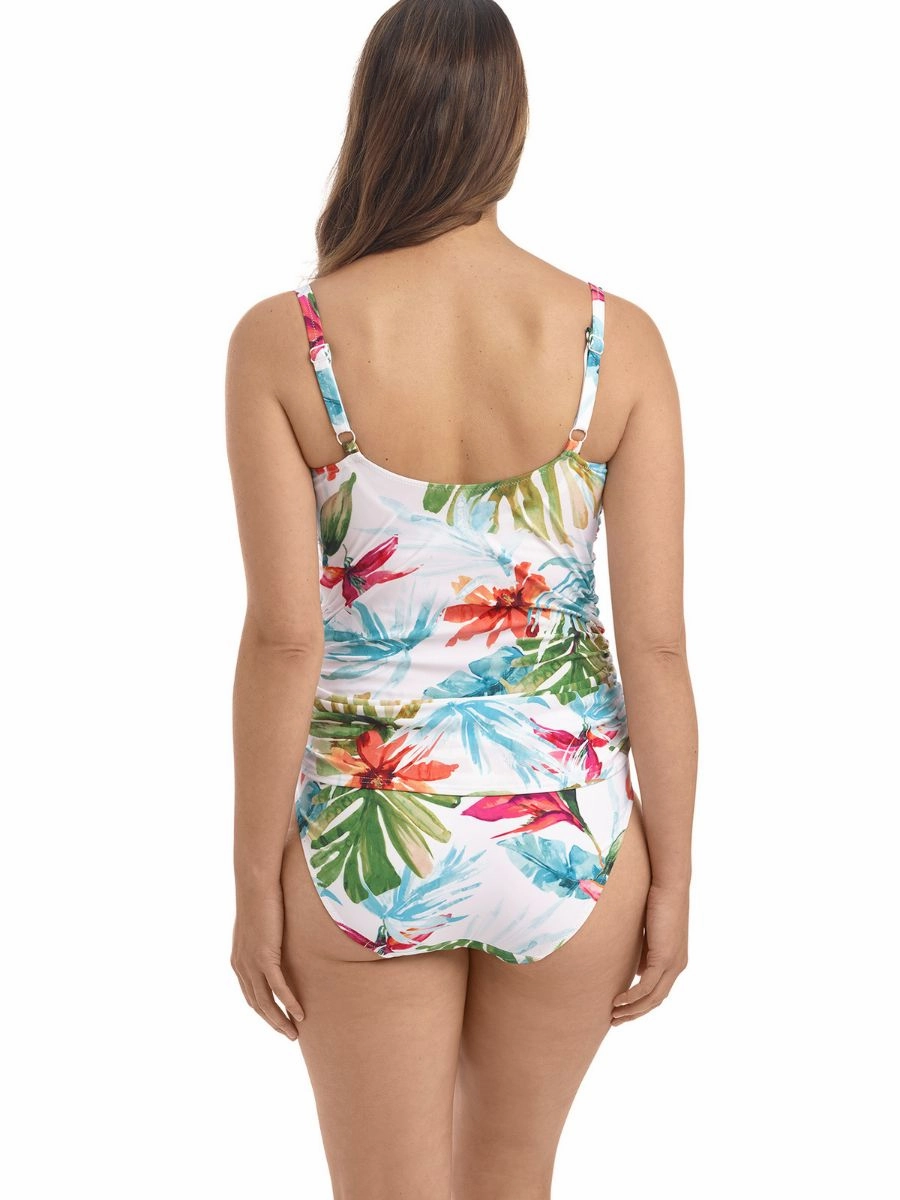 Kiawah Island Twist Front Tankini - Aquamarine