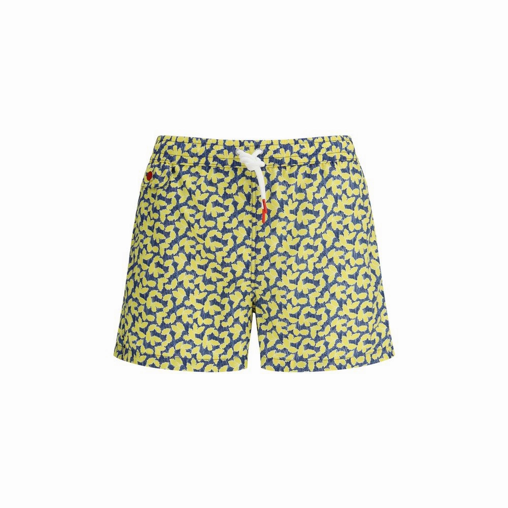 Kiton Logoed Men's Swimshorts