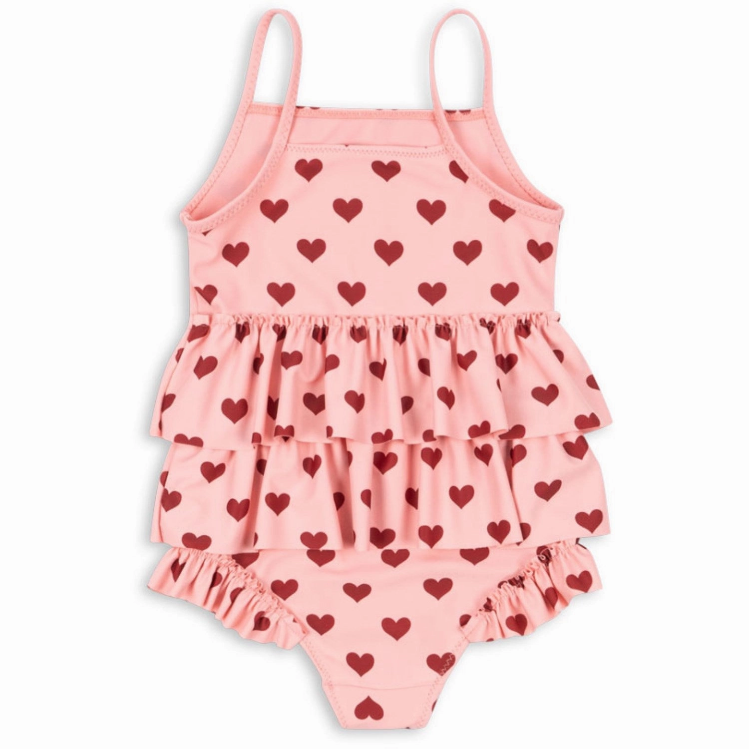 Konges Sl?jd Amour Pink Manuca Frill Swimsuit Grs