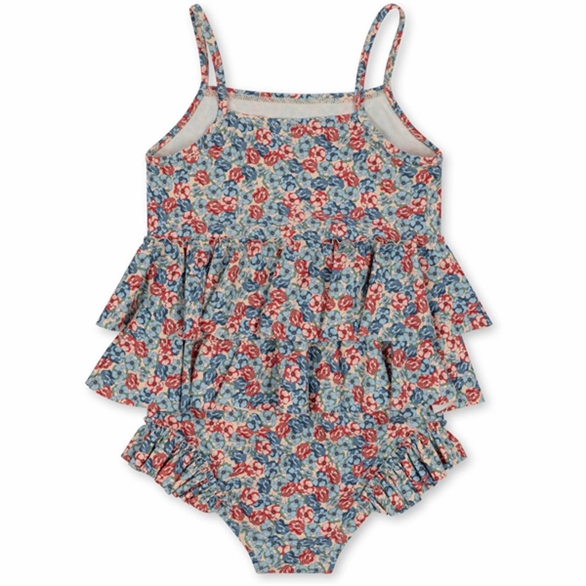Konges Sl?jd Manuca Frill Swim Suit Rosie Blue