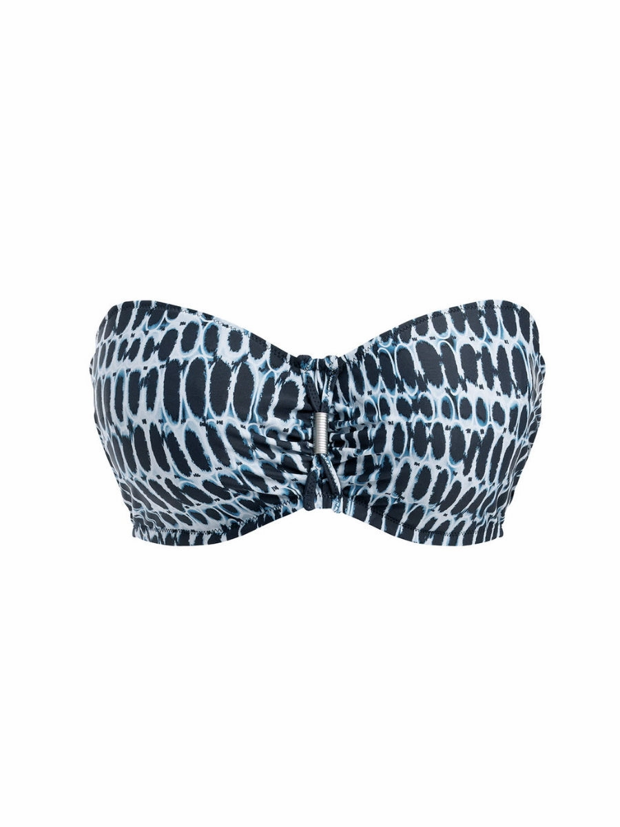 Kotu Bandeau Bikini Top - Ink