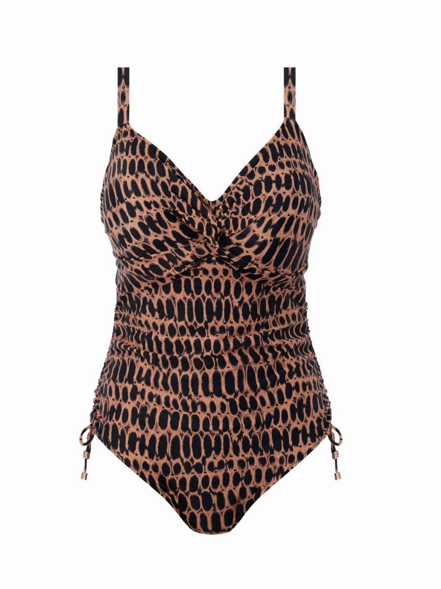 Kotu Twist Front Swimsuit- Copper