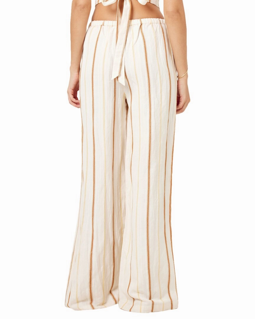 L*Space Beach House Linen-Blend Pant