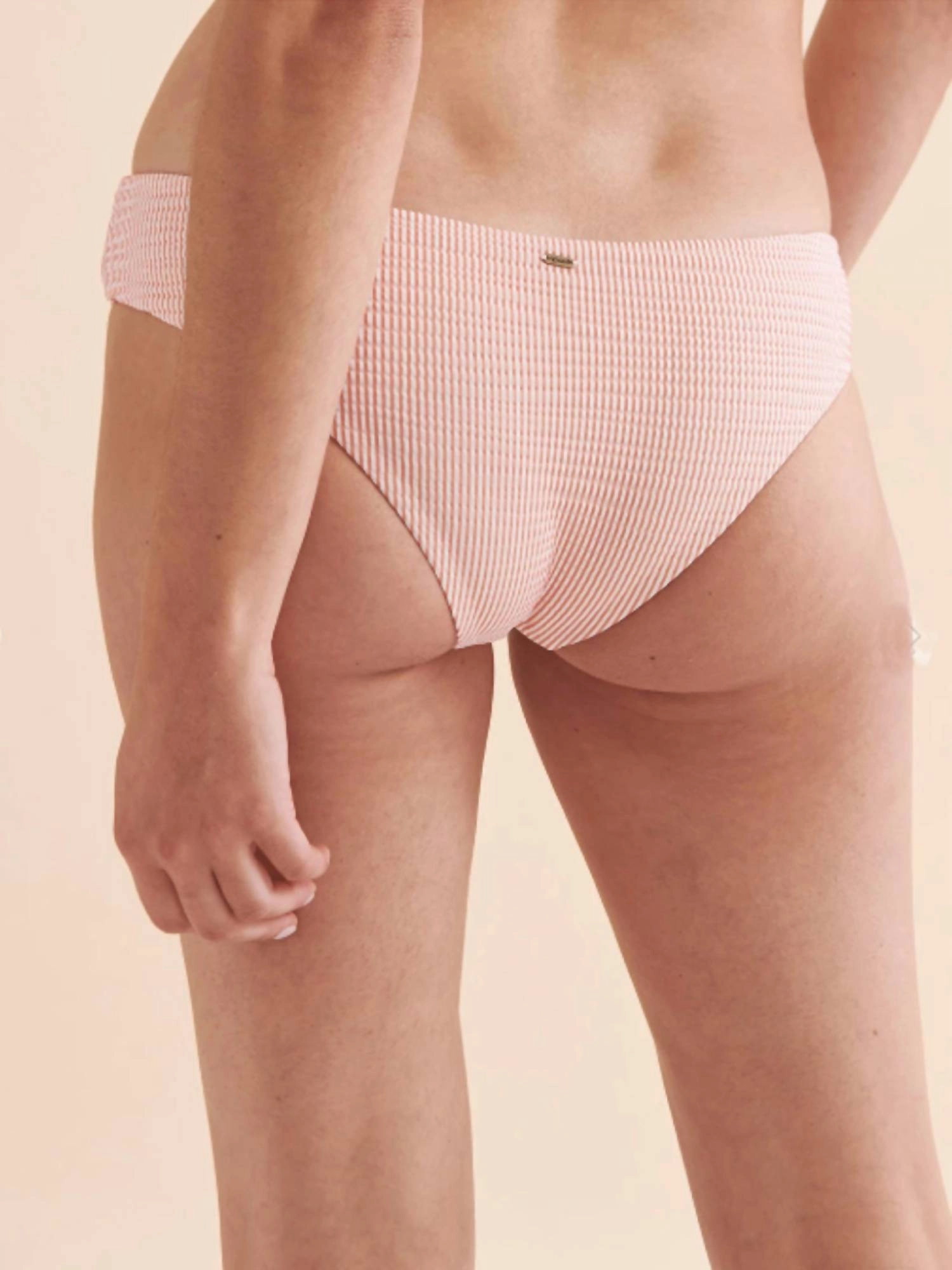 La Quinta Cheeky Bottom In Coral Cream