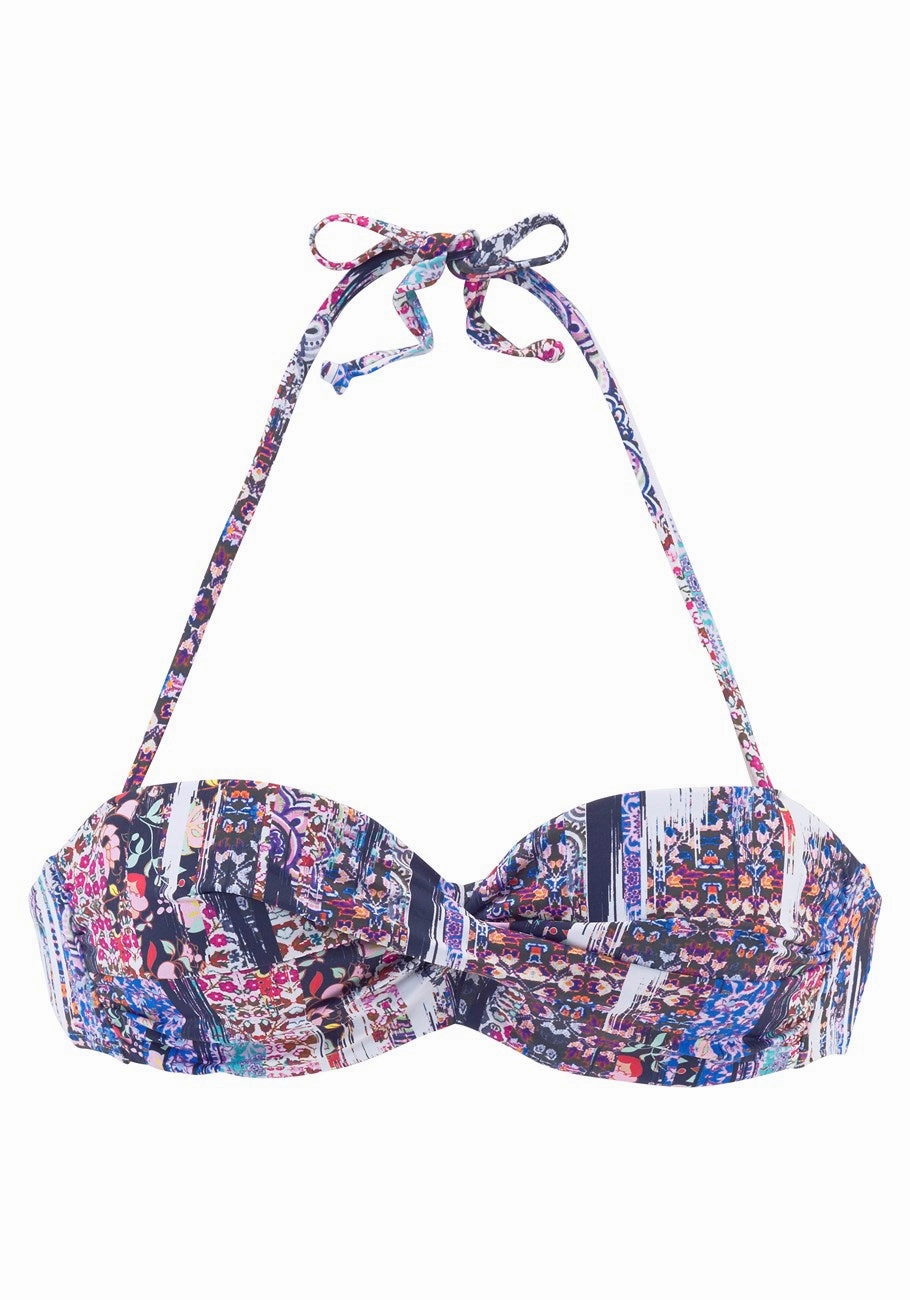 LASCANA Women's Wire Bandeau Bikini Top