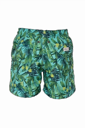 Leaves Swim Trunk In Green