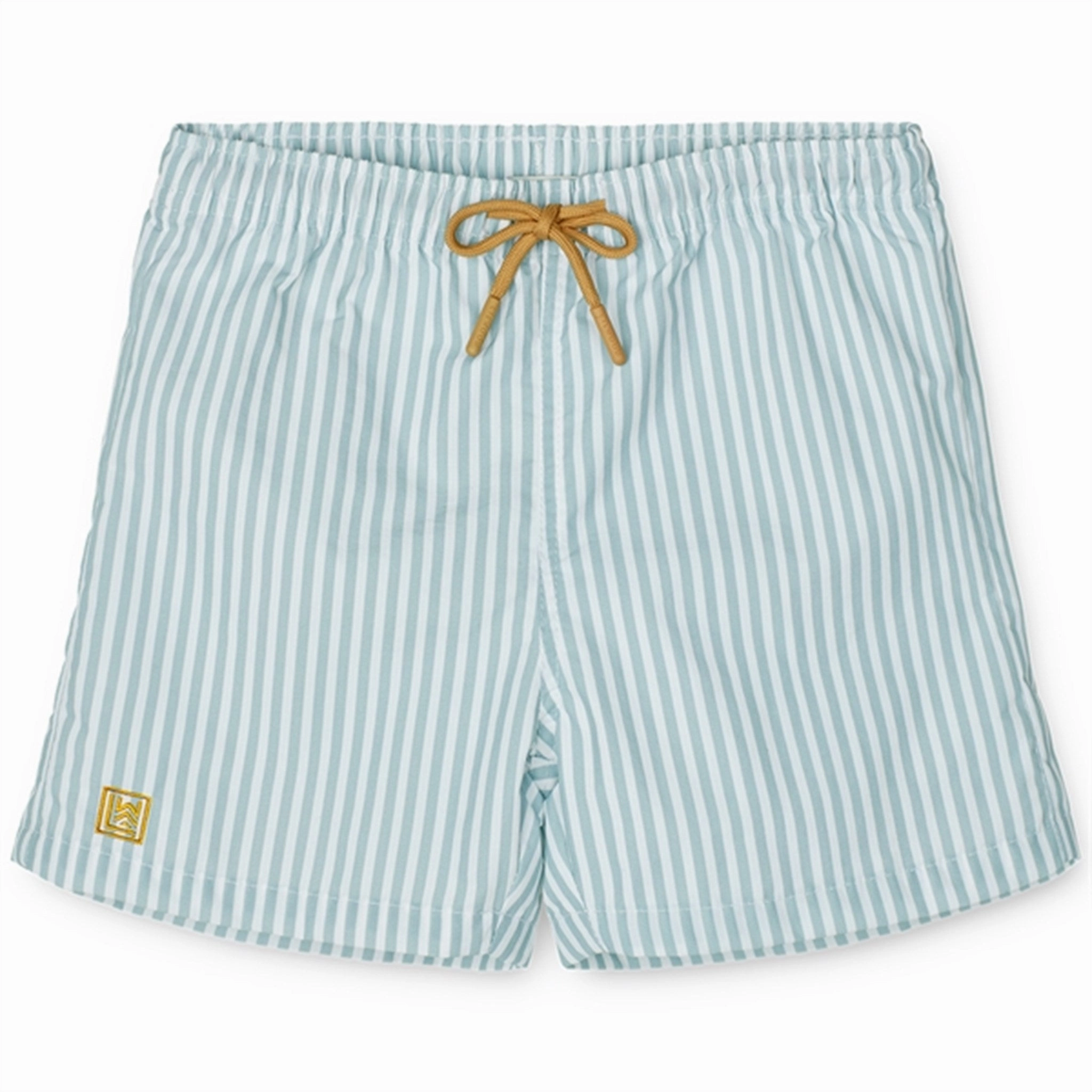 Liewood Duke Board Shorts Stripe Sea Blue/White