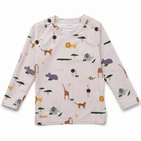 Liewood Noah Swim Tee Safari Sandy Mix