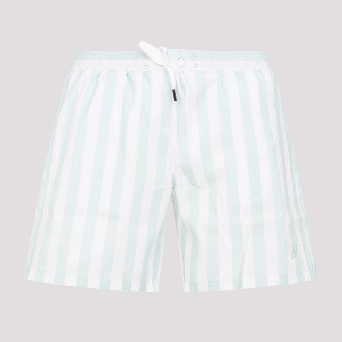 Light Blue Polyester Swimshorts