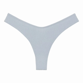 Light Denim Added Coverage Lulu (Zig-Zag Stitch) Bikini Bottom