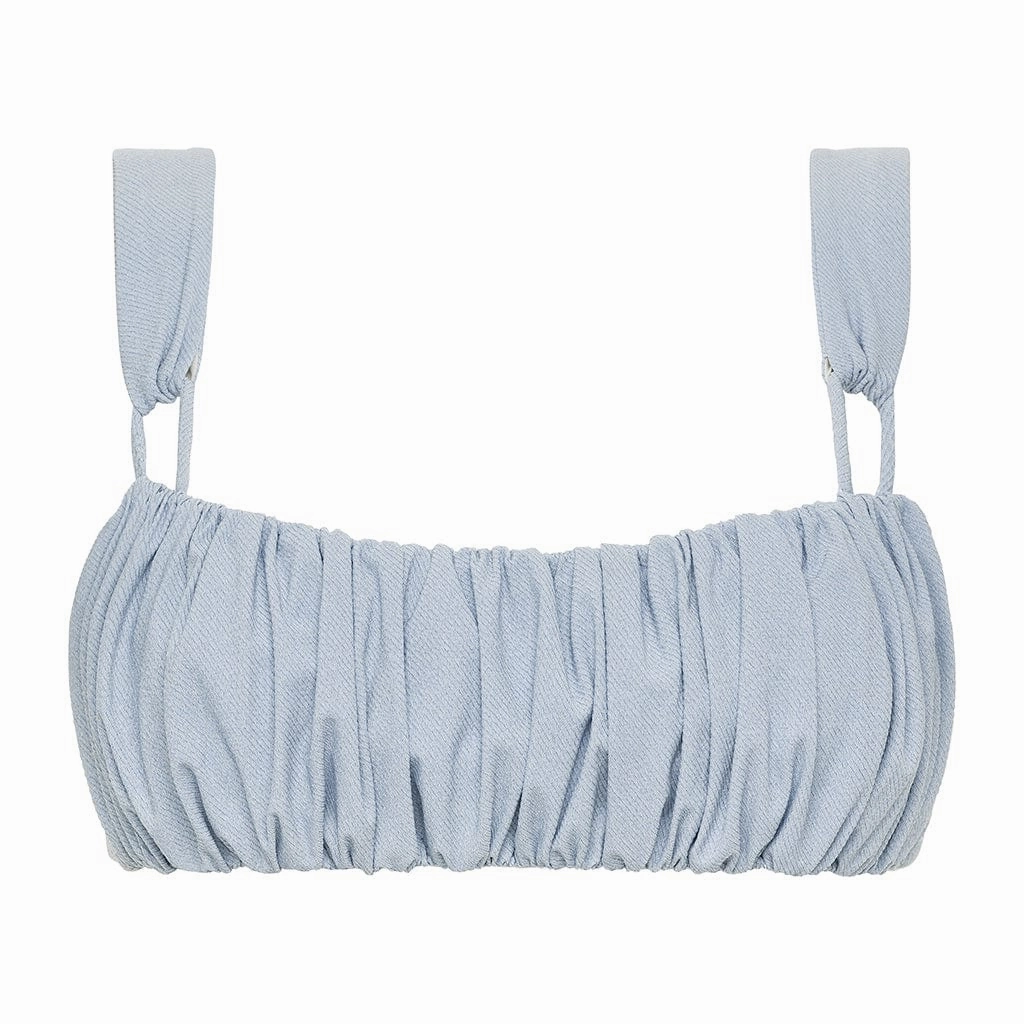 Light Denim Victoria Bikini Top