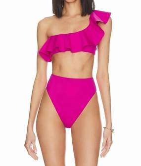 Mae Bikini Top In Magenta